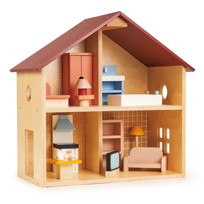 Mentari Poppets Dollhouse with Furniture