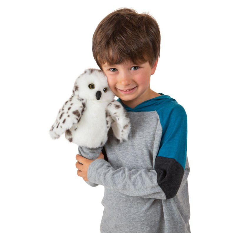 Folkmanis Little Snowy Owl - image 4