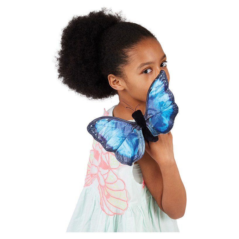 Folkmanis Blue Morpho Butterfly Puppet - image 4