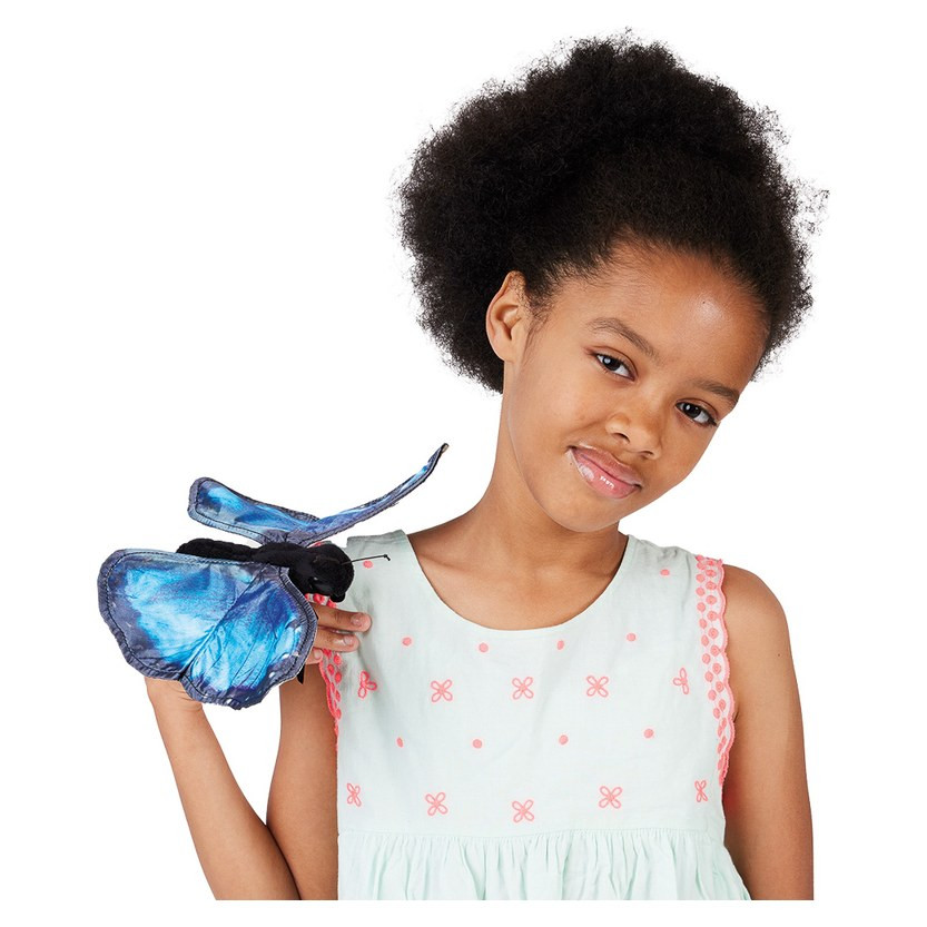 Folkmanis Blue Morpho Butterfly Puppet - image 5