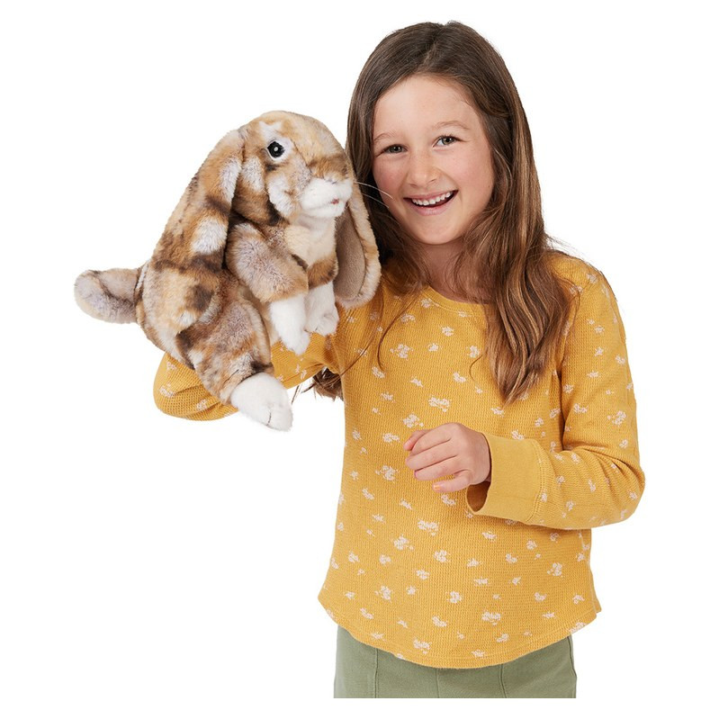 Folkmanis Silky Bunny Rabbit Puppet - image 3