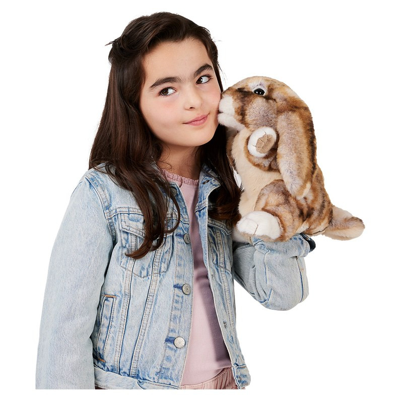 Folkmanis Silky Bunny Rabbit Puppet - image 4