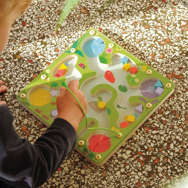 Djeco Wooden FroggyMaze with Magnetic Pen - image 3