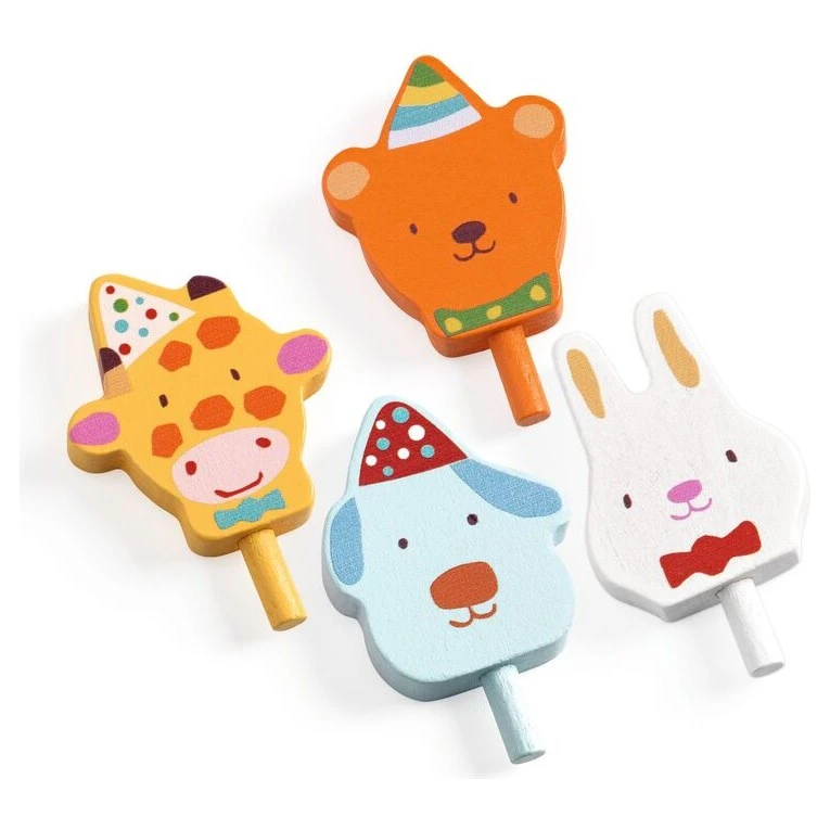 Djeco Happy Birthday Cake & Candles Set - image 4