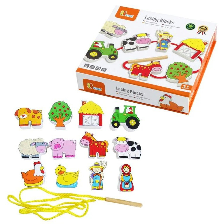 lacing blocks farm in box