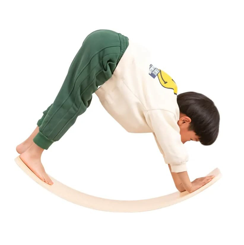 viga balancing board with boy