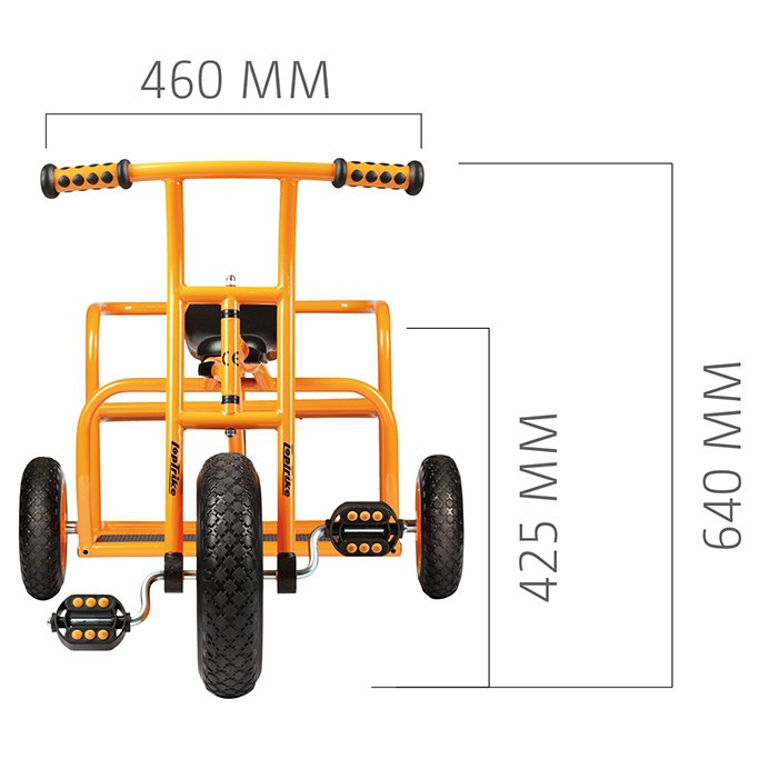 Top Trike Pillion Taxi - Three Child Passenger Trike - image 3