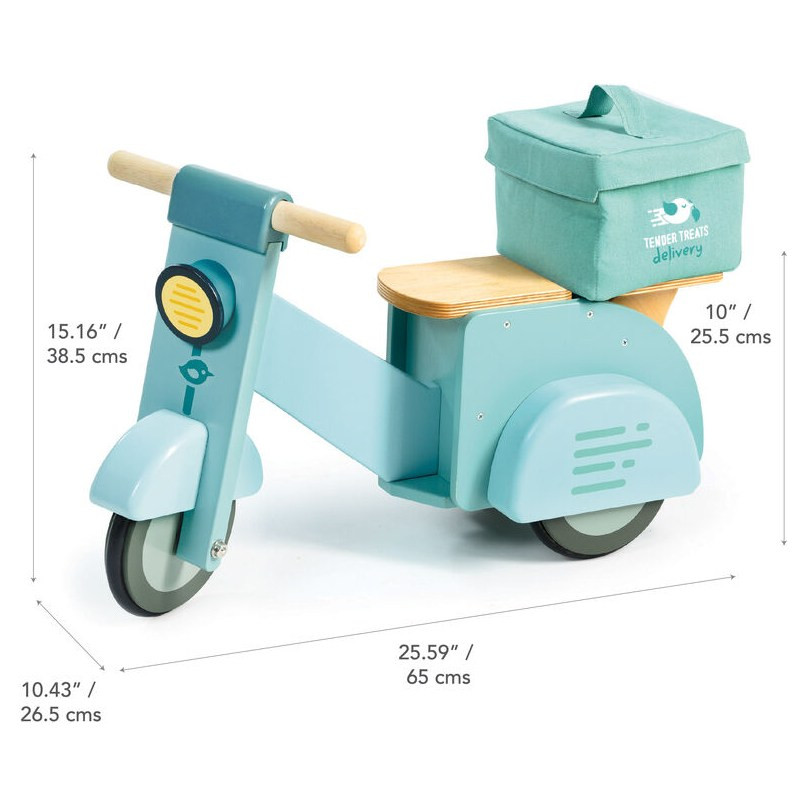 Tenderleaf Pretend Play Delivery Scooter - image 7
