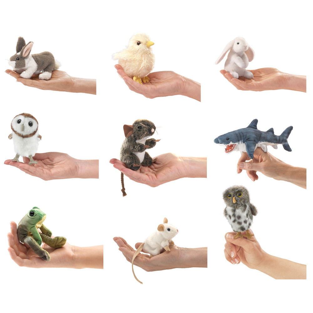 Folkmanis Finger Puppet 4 Packs - Full Range