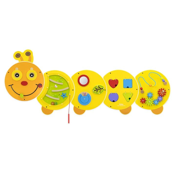 viga caterpillar wall toy junoir