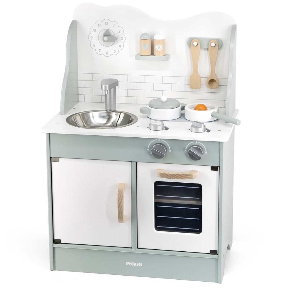 PolarB Green Kitchen with Accessories