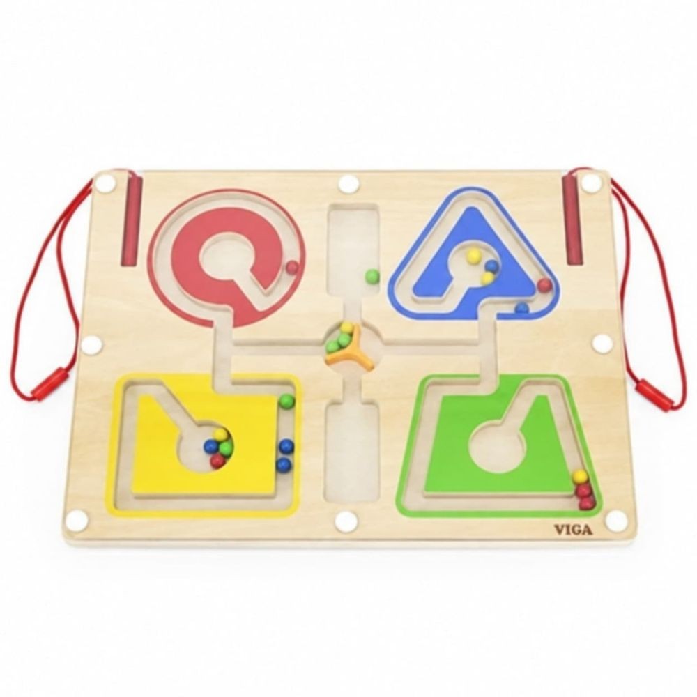 Viga Magnetic Maze - Colouring Sort & Shape Trace