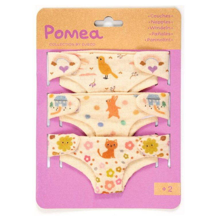 Djeco Baby Pomea Doll Nappies - image 4