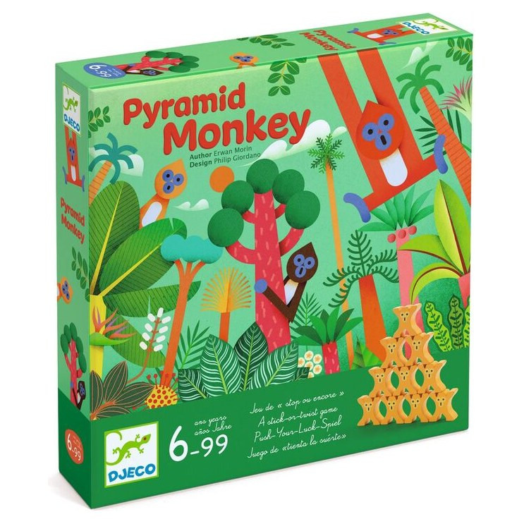 Djeco Pyramid Monkey Tactical Game - image 3