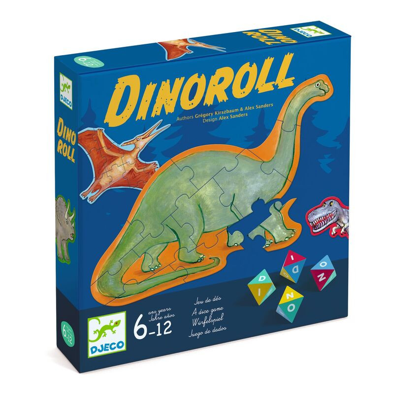 Djeco Dinosaur Dinoroll Tactical Game Box