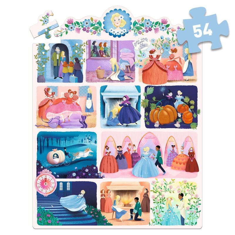 Djeco Cinderella 54 pcs Story Puzzle