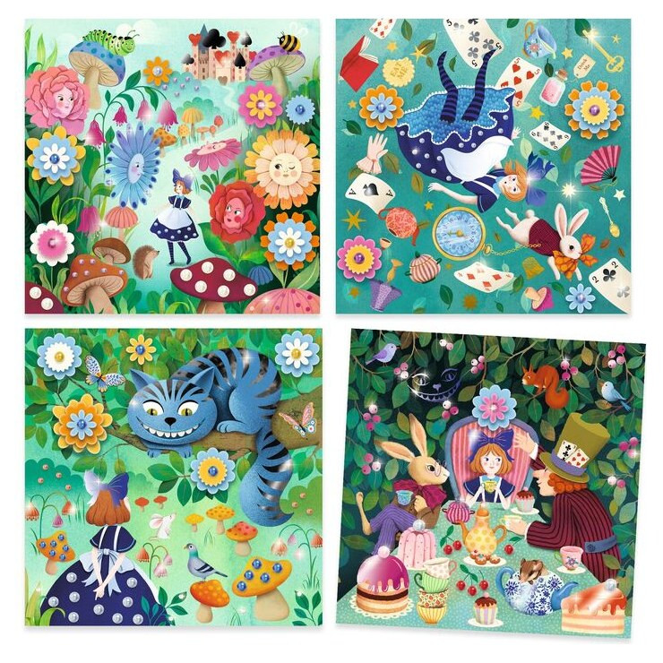 Djeco In Wonderland Fairy Tale to Decorate Set - image 2