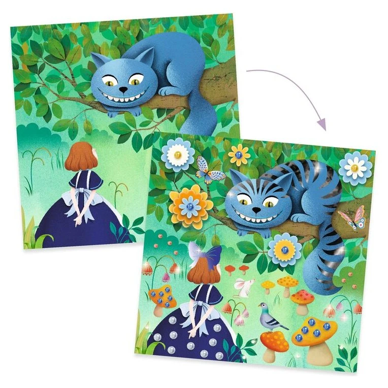 Djeco In Wonderland Fairy Tale to Decorate Set - image 4