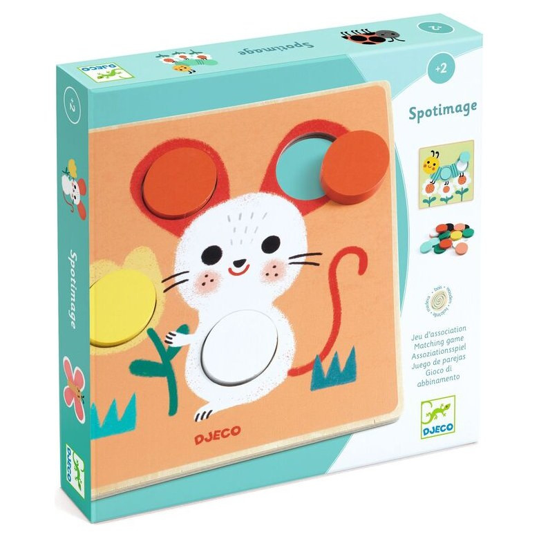 Djeco Spotimage Colour Spot Matching Wooden Game - image 4