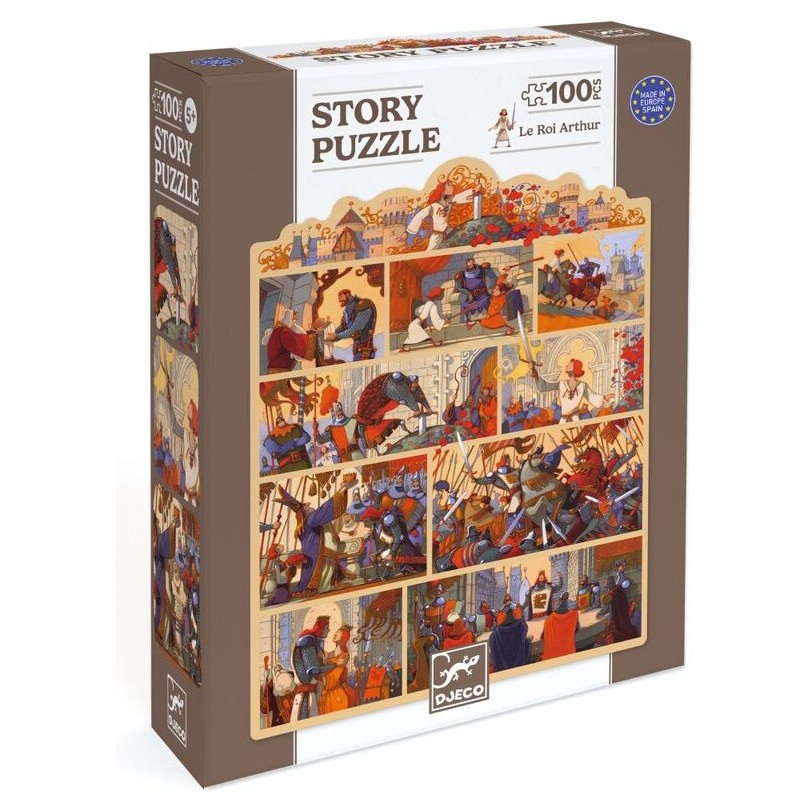 Djeco King Arthur 100pc Story Puzzle - image 4