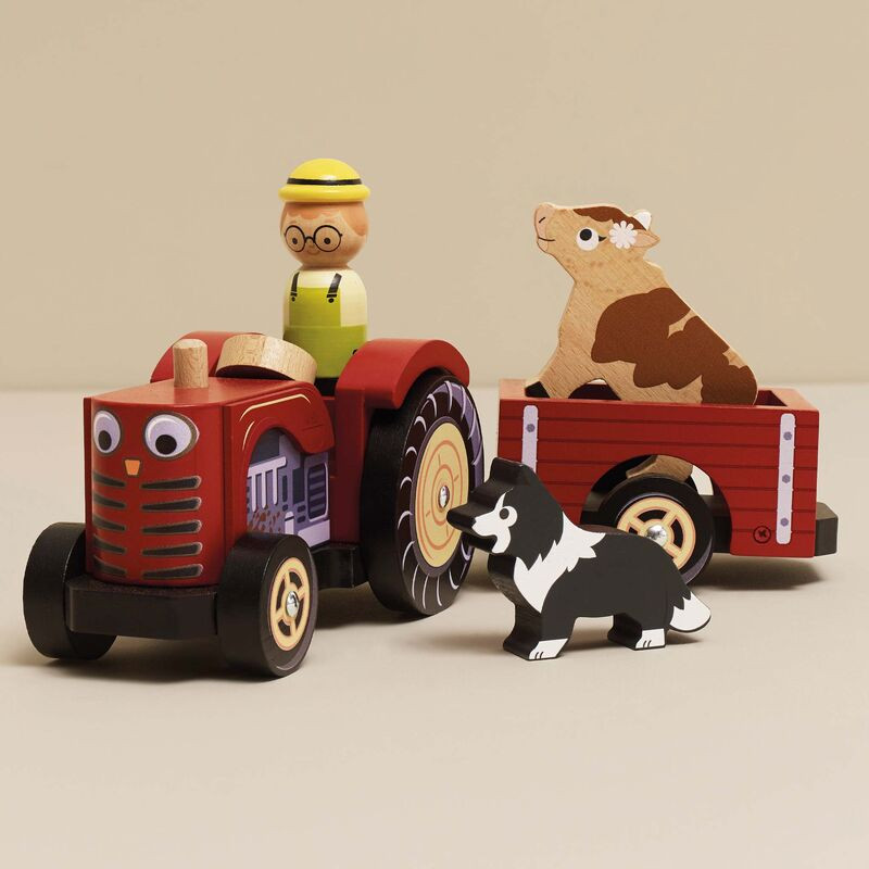Farmyard Tractor & Trailer 2