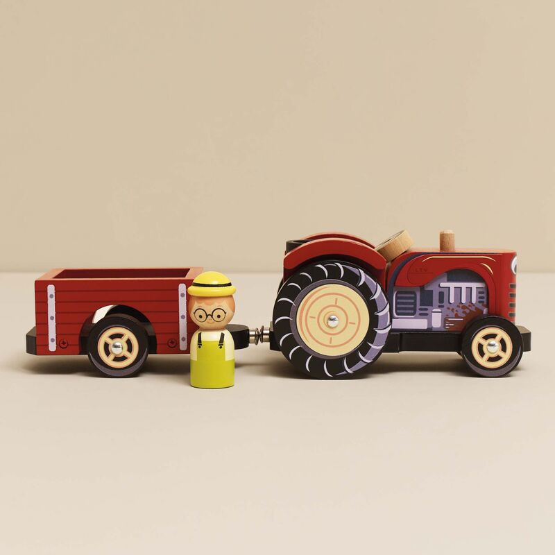Farmyard Tractor & Trailer 1