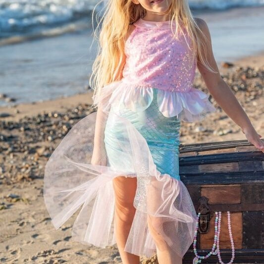 Great Pretenders Pink Misty Mermaid Dress Kids Costume - image 4