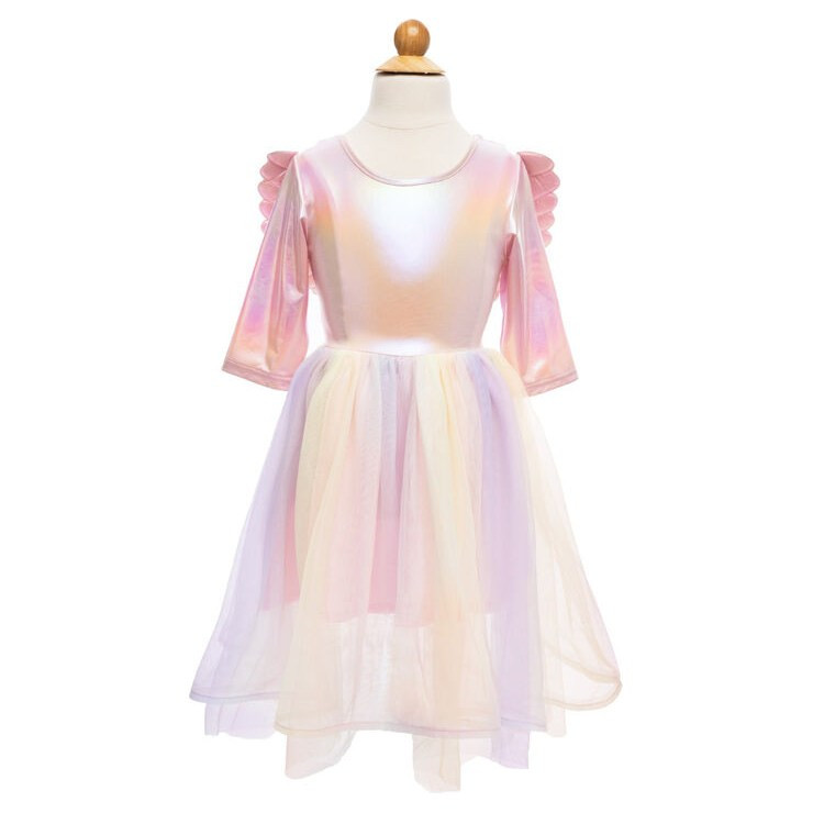 Great Pretenders Alicorn Unicorn Dress with Wings & Headband Kids Costume - image 4