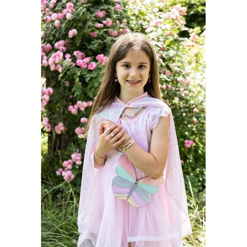 Great Pretenders Children's Pink Sequins Twirl Cape Costume 2