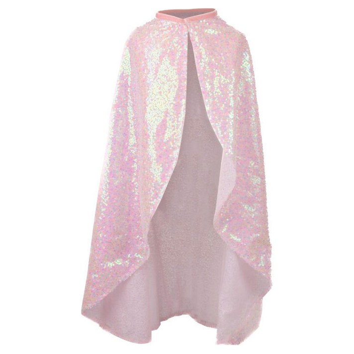Great Pretenders Children's Pink Sequins Twirl Cape Costume - image 5