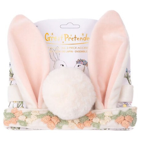 Great Pretenders Hippity Hop Bunny Ears & Tail Accessory Set - image 6