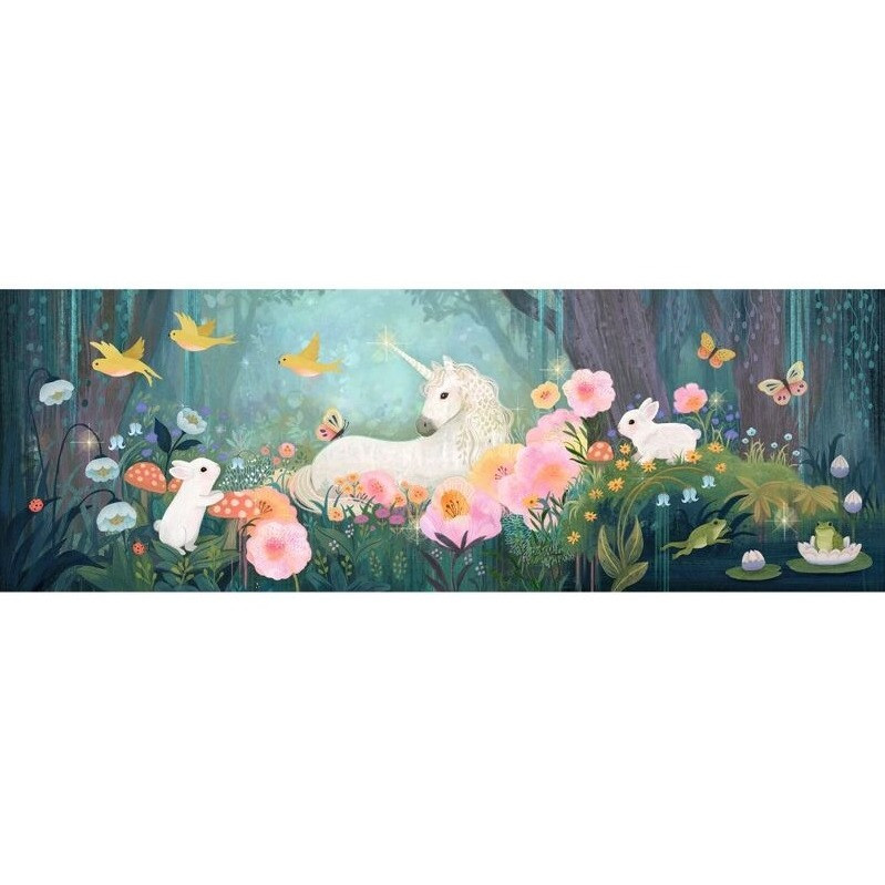 Djeco The Edge of the Woods 200pc Gallery Puzzle with Poster