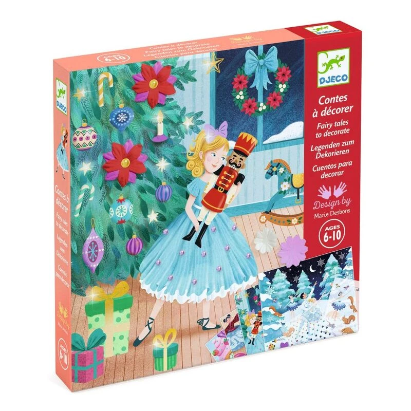 Djeco Nutcracker Fairytales to Decorate Decals Box