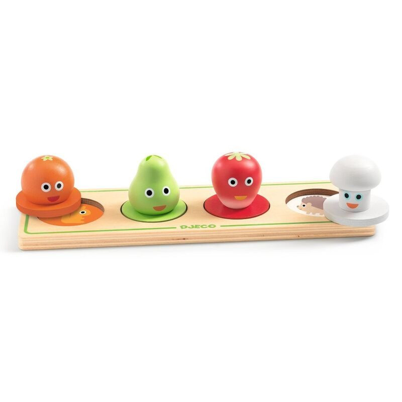 Djeco Vegie 'n' Co Wooden Puzzle