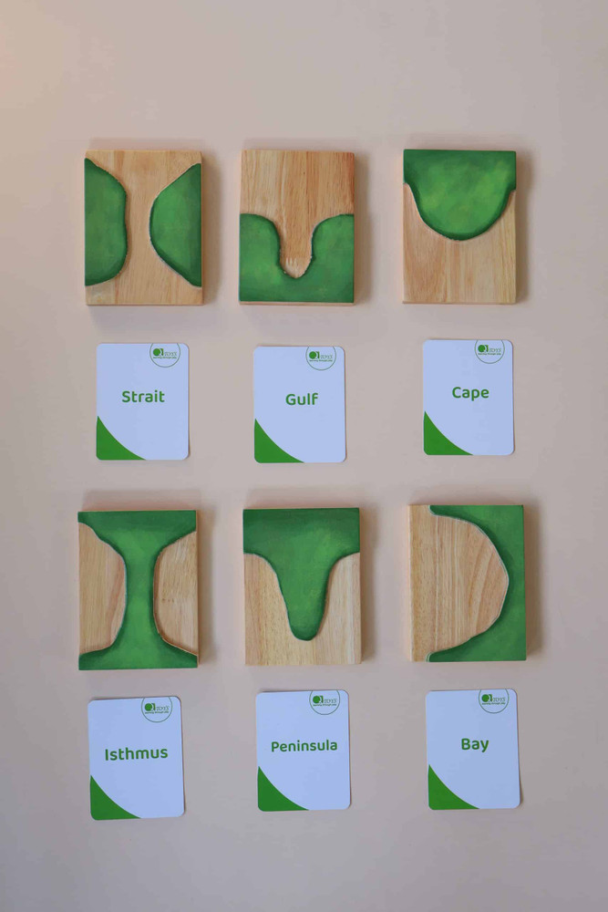 Montessori Land and Water Forms