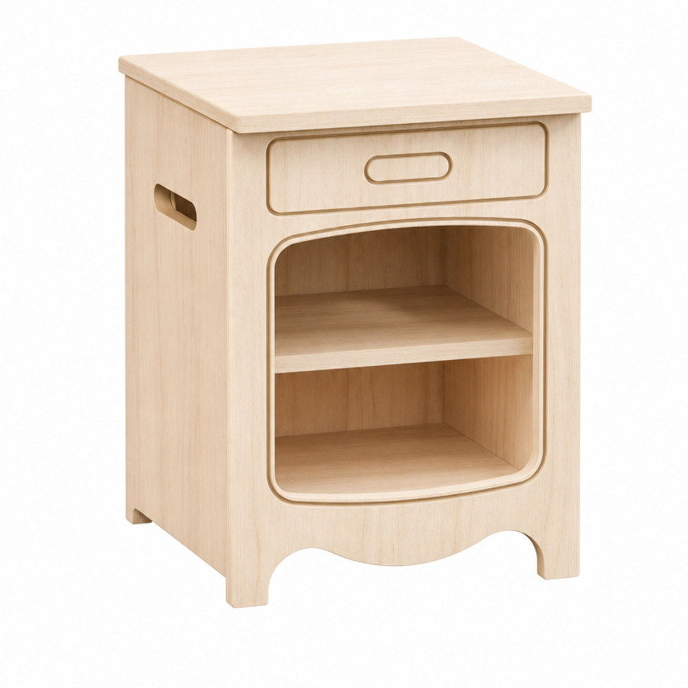 Toddler Play Natural Home Corner Kitchen Set - Unit