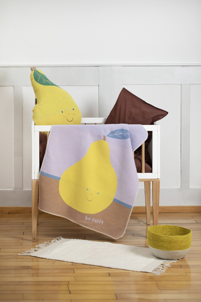 David Fussenegger Violet Pear Juwel Bassinet Blanket 1