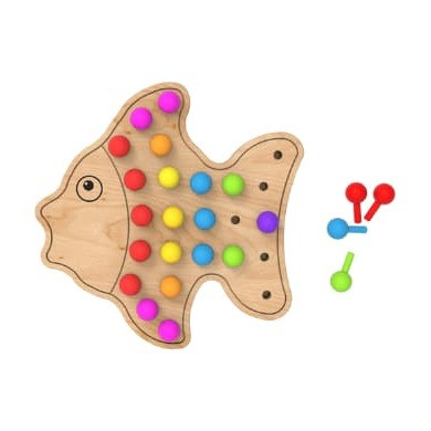 Little Pegz Finn The Fish Pegboard
