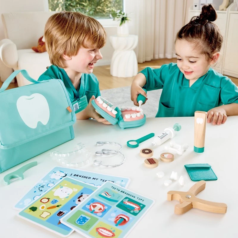 Hape Super Smile Pretend Play Dental Clinic Set - image 2