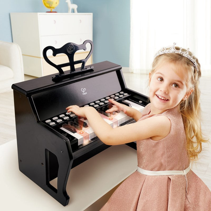 Learn with Lights Piano, Black