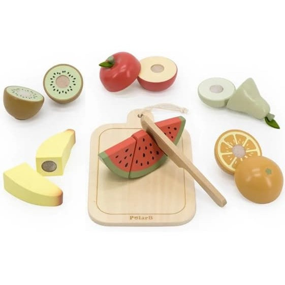 cutting fruit wooden set
