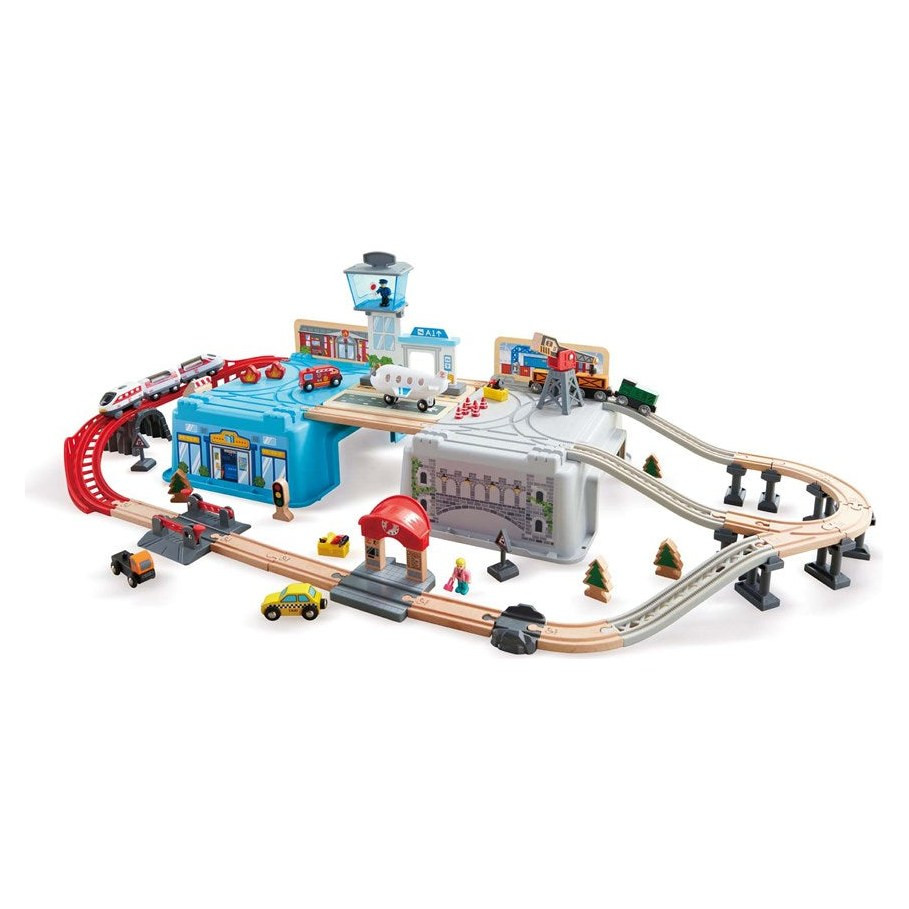 Hape Super Cityscape Transport Bucket Train Set