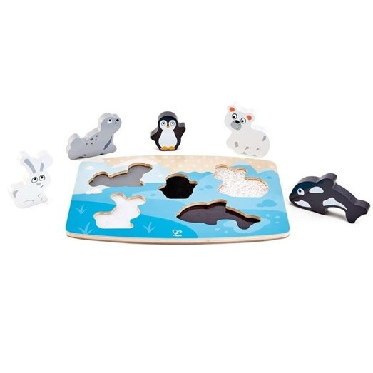Hape Polar Animal Tactile Puzzle