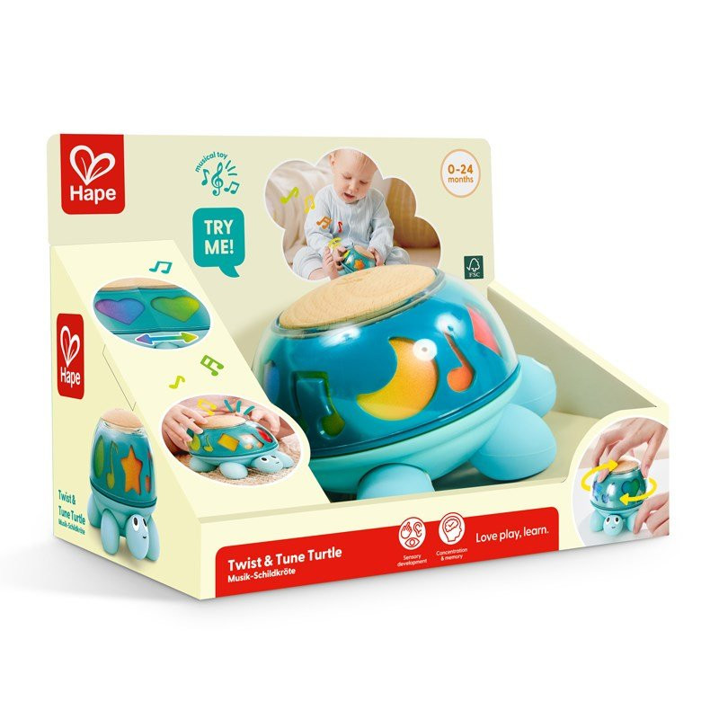 Hape Twist & Tune Turtle Musical Toy - image 3