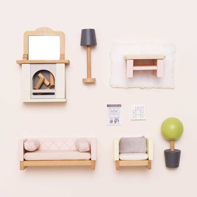 Le Toy Van Deluxe Dolls House Furniture Set - Sitting Room 