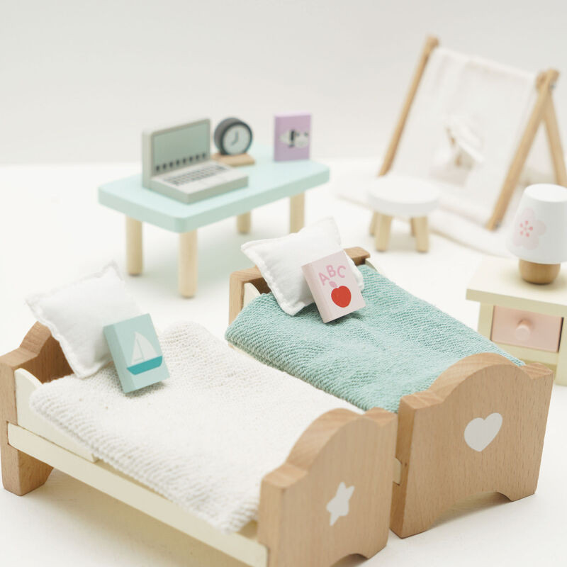 Le Toy Van Deluxe Dolls House Furniture Set - Child's Room