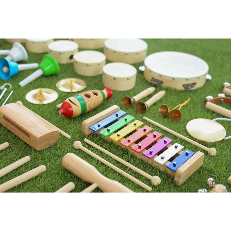 Percussion Set 62 Pieces with Storage Tub Music Programs