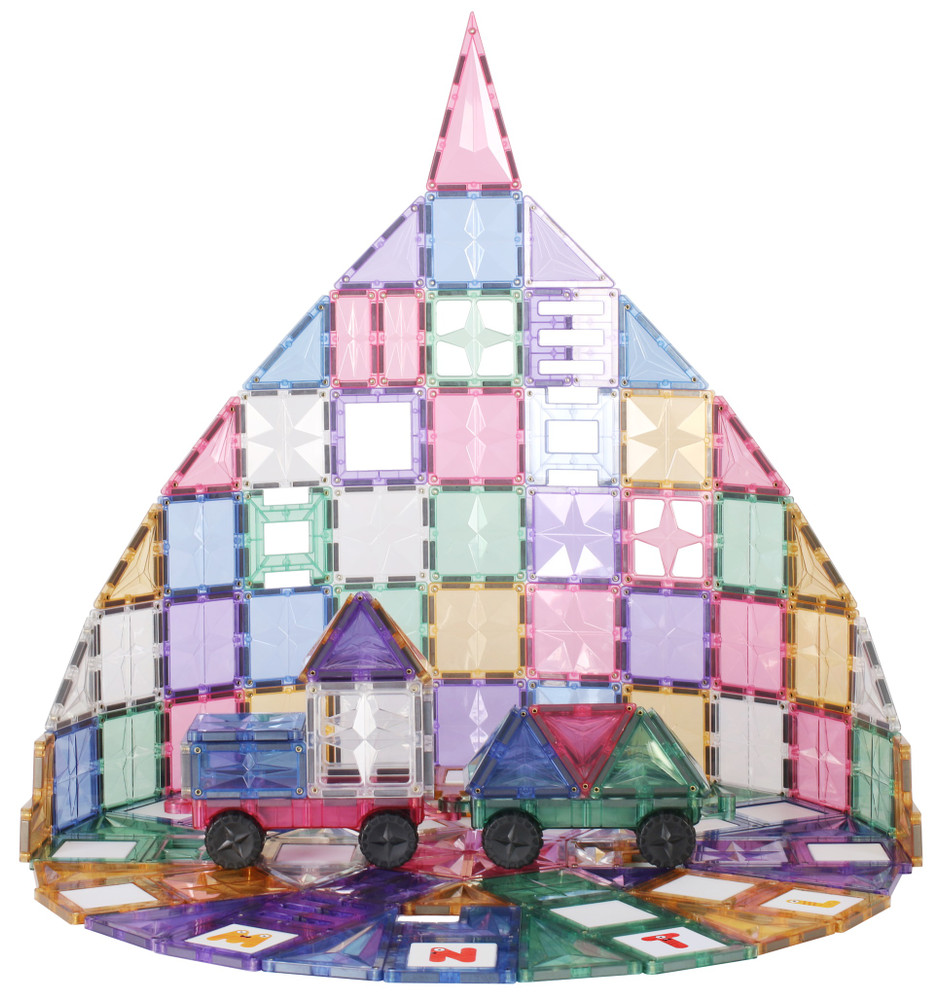 MNTL Magnetic Tiles - Star Pastel Set 177 Pcs