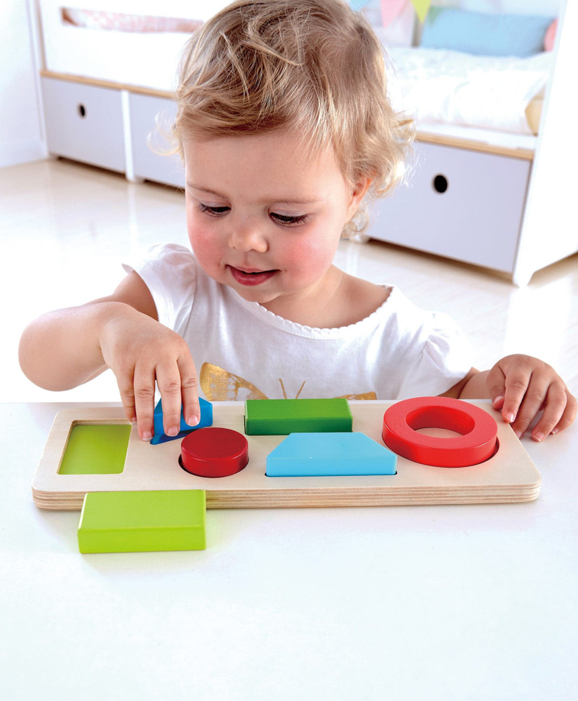 Hape Geometry Puzzle 6 Pcs 1