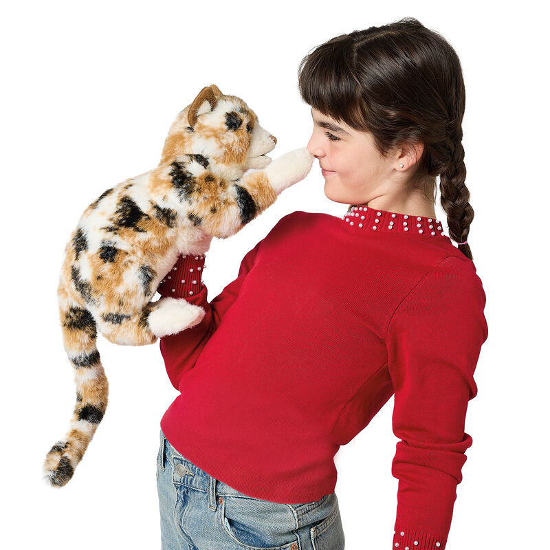 Folkmanis Calico Cat Puppet 4